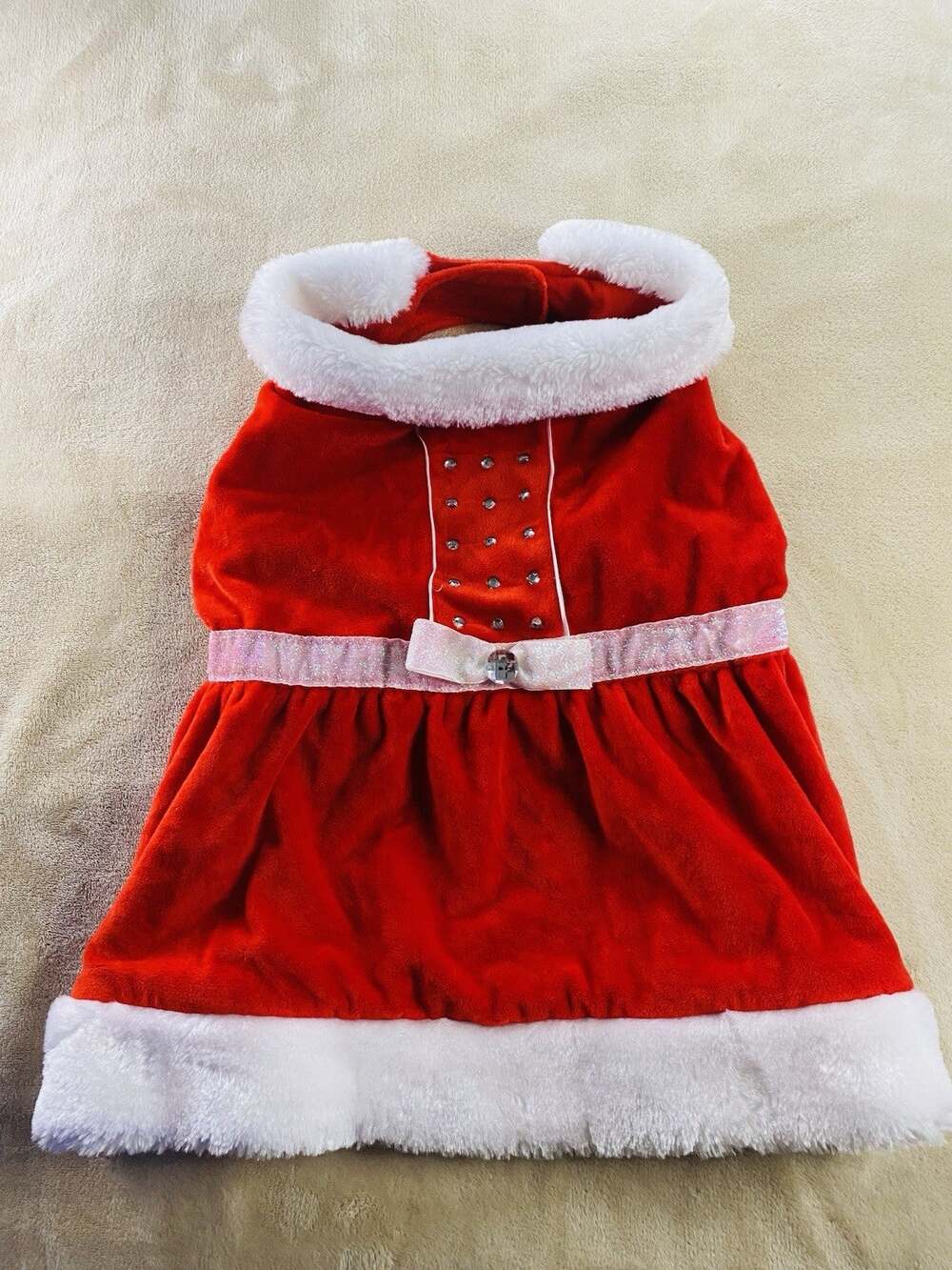PET HOLIDAY Red Santa Pet Apparel Sz L